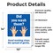 Signmission Did You Wash Them, 10 in W x Rectangle, Vinyl Decal OS-2PACK-NS-D-1014-25571 - alternate 4